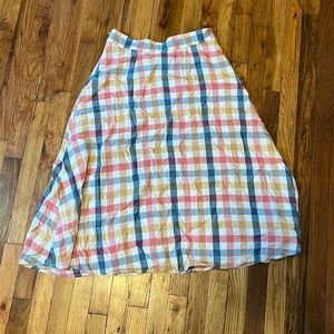 Plaid Picnic Skirt